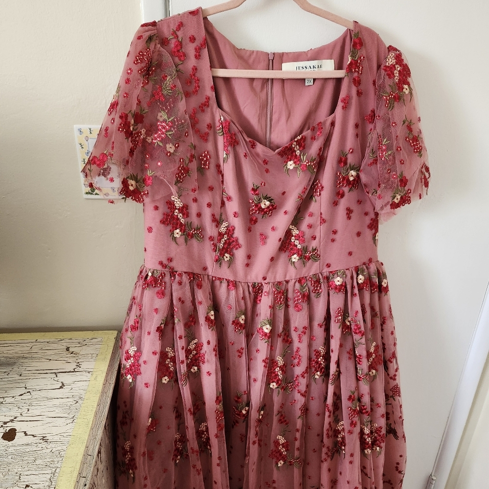 JessaKae Rose Floral Dress